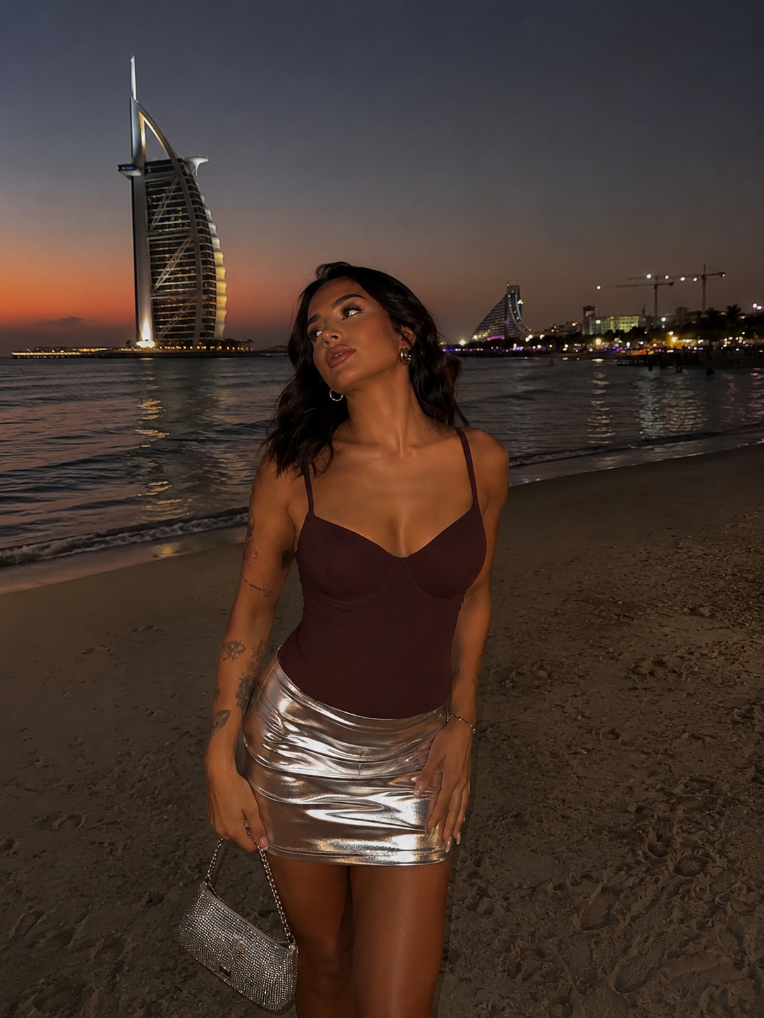 Top Bretelles Bustier cacao