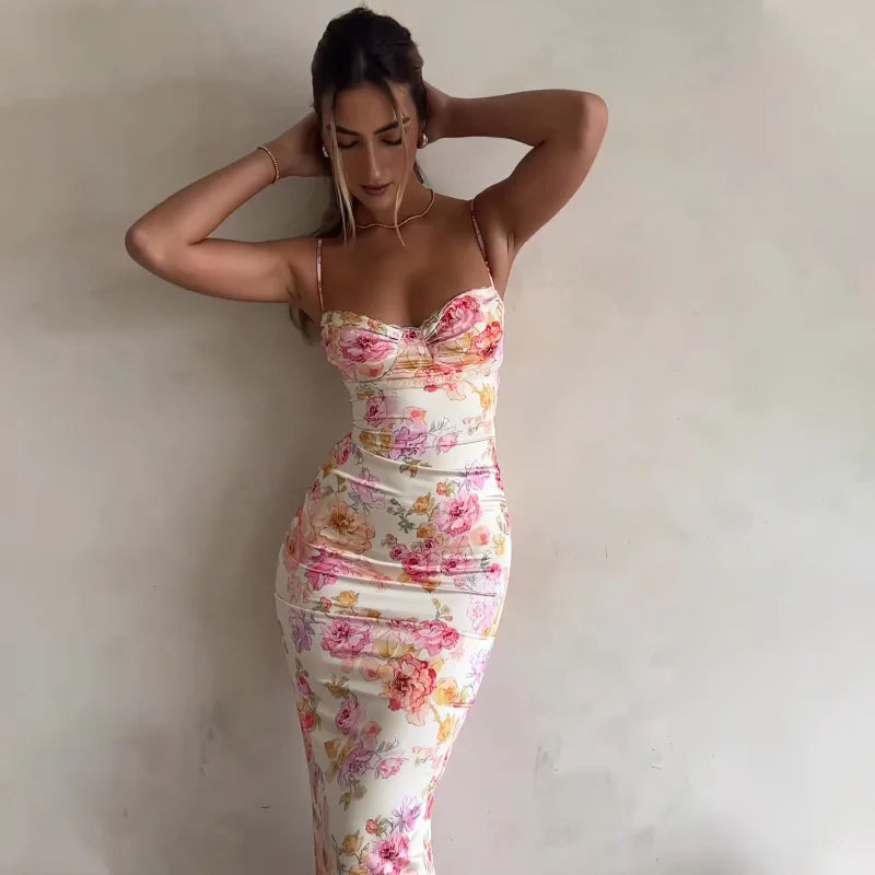 Robe Mini Fleurie Capri