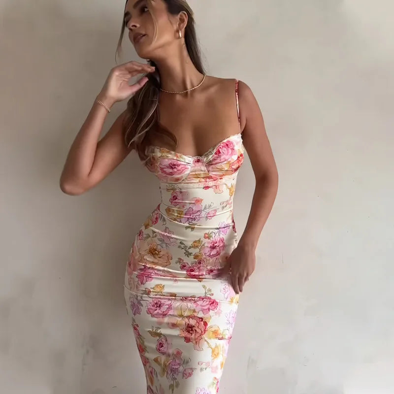 Robe Mini Fleurie Capri